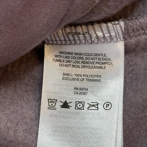 NWD Columbia Benton Springs Purple Fleece Vest Full Zip Mock Neck Womens Large L - Picture 10 of 12